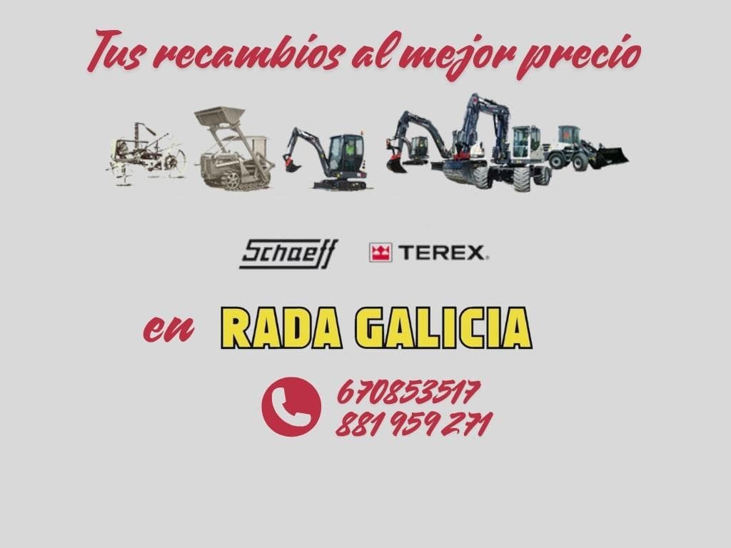 Foto 1 Recambios y repuestos originales para maquinaria SCHAEFF y TEREX 